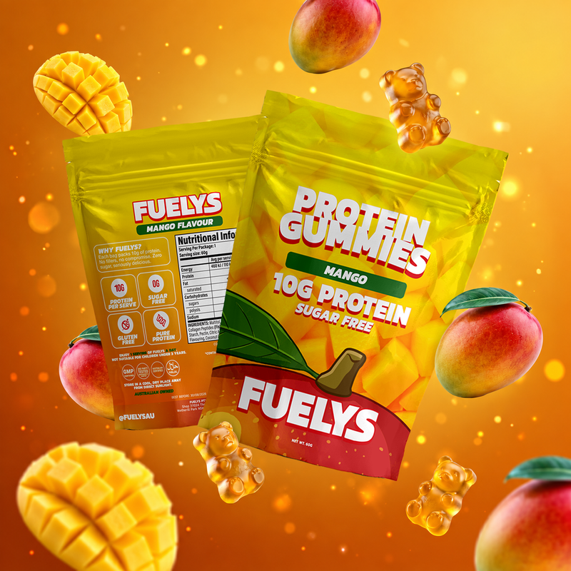 Fuelys Mango Protein Gummies